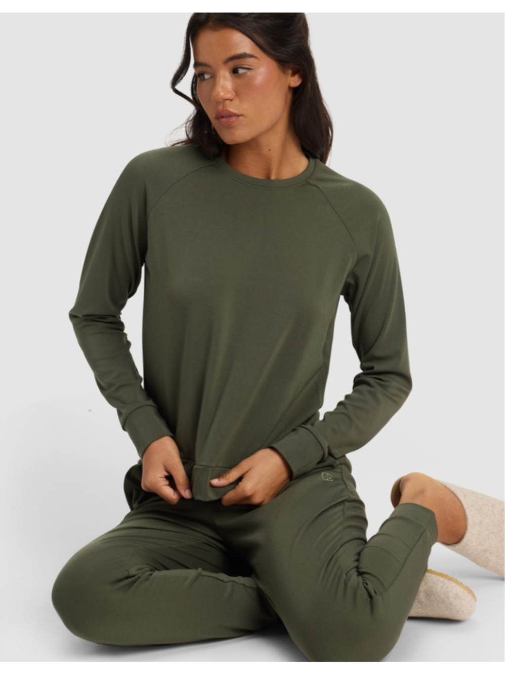 Cozy Earth Bamboo Pullover Crew - Picture 7 of 8